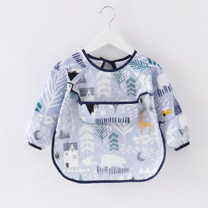 Baberos Impermeables para Bebés, Baberos Tipo Bandana con Mangas Completas para Niñas, Baberos para Saliva, Paños para Eructos para Niños Recién Nacidos, Slabbetjes - Product Image 6