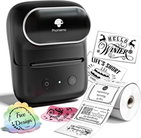 Imprimante d'étiquettes thermique portable sans fil Phomemo M108 Mini, compatible Android et iOS, idéale pour l'impression de codes-barres