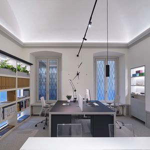 PULUOTI Vente en gros Style moderne Skyline Linéaire LED Rondelle murale Cob Chip Lumières sur rail avec cadre en aluminium 6m-12m Longueurs personnalisées - Product Image 3