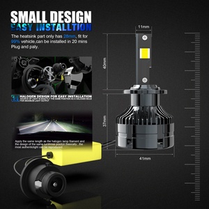 New D1S D2S D3S D4S D5S D8S <b>LED</b> <b>Headlights</b> Bulbs HID Bulbs Directly 35W 5500K Car <b>LED</b> <b>Headlights</b> Upgrading Replace Original - Product Image 4