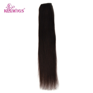 K.SWIGS - Extensiones de Cabello Naturales y Realistas, con Clip, Fáciles de Usar, Invisibles, Transpirables, para Uso Diario y Fiestas, Cola de Caballo - Product Image 2