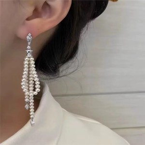 DIY Pearl Accessories S925 <b>Silver</b> Detachable Gold <b>Silver</b> Earnail Empty Support 9-10mm <b>Beads</b> Jewelry Findings Components 22501DIY - Product Image 3