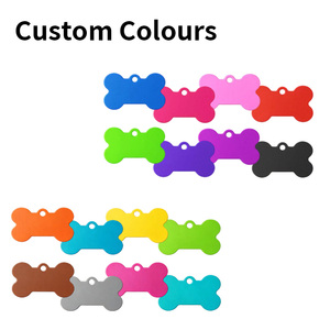 Etiquetas de Identificación Personalizables para Mascotas, Colgantes de Aleación de Aluminio con Múltiples Formas, Placas Grabadas con Nombre y <span class=keywords><strong>Teléfono</strong></span> para Gatos y Perros, para Dueños de Mascotas - Product Image 3