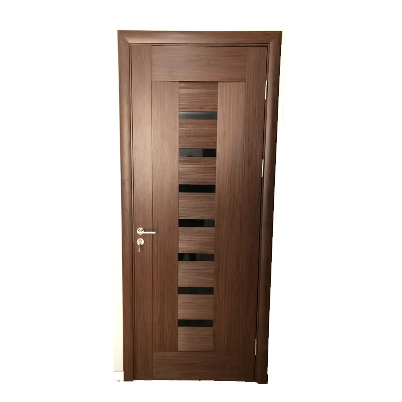 Porte intérieure en bois, Double PVC, de luxe, Design Simple turc, bon marché, pour maison, livraison gratuite