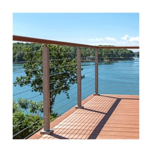 Prima giá bán buôn lan can không gỉ 30 độ góc vát lỗ cầu thang bài boong lan can lan can lan can Cáp lan can - Product Image 3