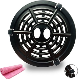 Ensemble d'accessoires pour plaque vapeur antiadhésive de 15,5 x 15,5 cm pour cuisine domestique, compatible avec les modèles 2QT - pour Ninja/<span class=keywords><strong>Philips</strong></span>/Cosori Air - Product Image 2