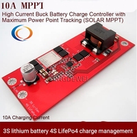 10A BQ24650 Module de charge 18V MPPT Contrôleur solaire Buck 3S 4S 12V 12.6V Li-ion LifePo4 Carte de chargeur de batterie au lithium