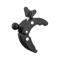 Poignées solides pinces à tube supports de montage 17mm support de boule en plastique clip universel moto crabe pince guidon