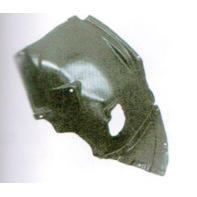 Doublure intérieure de garde-boue avant BMW 2007-2012 E81 E87, cadre de tableau de bord en plastique noir, pièce BM66001 - Product Image 2