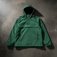 Veste coupe-vent à capuche en nylon et polyester, style streetwear décontracté d'hiver, impression de logo de marque personnalisée, veste personnalisée, Ropa De Hombre