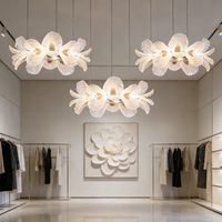 Lustre moderne de luxe personnalisé, design de lustre moderne à LED de luxe, design américain, lustre pour salon
