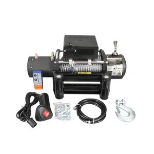 Cabrestante de coche eléctrico portátil de alta calidad 12V/24V 12000 Lbs Par 4X4 Motor a la venta