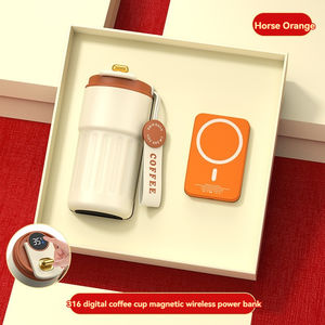 Özelleştirilebilir <span class=keywords><strong>2</strong></span>-in-1 kupa MagSafe güç banka setleri ofis iş hediyeler sevgililer günü anneler günü için yeni yıl promosyon toptan - Product Image 3