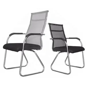 Эргономичный вращающийся стул A4020, хромированный металлический каркас с высокой и низкой спинкой, офисный стул для конференций