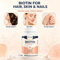 Comprimés de Biotine Avancée OEM ODM Marque Privée – Complément Beauté et Vitalité Capillaire pour Hommes et Femmes – Bien-être Quotidien