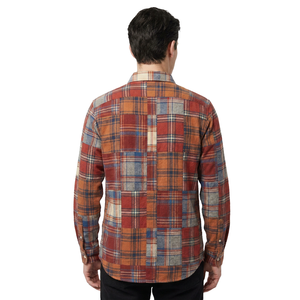 Camisa de Franela a Cuadros de Manga Larga para Hombre, Diseño Vintage, 100% Algodón, Fabricante de Alta Calidad con Logotipo Personalizado OEM XUCHANG - Product Image 4