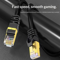 Cable Ethernet LAN CAT6A SFTP de cobre OFC, blindado metálico, par trenzado, para interiores, con conector RJ45, 1-100M, al por mayor
