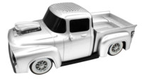 WS-538 Pickup-Design TF USB FM AUX TWS Freisprecheinrichtung LED-Licht Autoform Kabelloser Radio Bluetooth-Lautsprecher