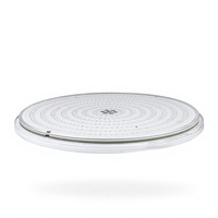 Luz LED Plana PAR56 para Piscina, Diámetro 178mm, 24W, Blanca, IP68 Impermeable, Control Remoto, Bombilla de Repuesto Universal para Nicho