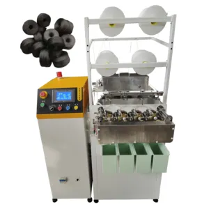 Automatic cutting&gluing pre-wound round shape coreless bobbin winder with heating fragrance/waxed device