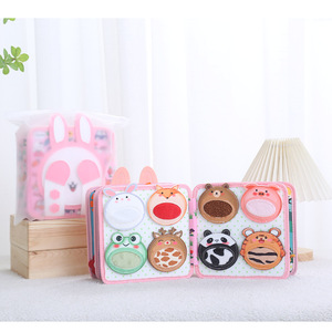 Nuovo Deign <span class=keywords><strong>Montessori</strong></span> autismo attività 8 pagine feltro coniglio tranquillo occupato libro giocattolo sensoriale miglior regalo per l'educazione del bambino - Product Image 4