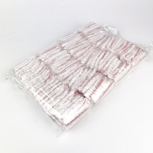 <span class=keywords><strong>Bandeau</strong></span> de spa jetable en non-tissé écologique pour salon de beauté avec élastique pour <span class=keywords><strong>cheveux</strong></span>, blanc/rouge - Product Image 6