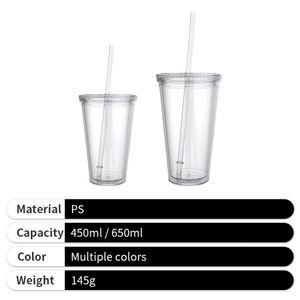 Vaso de Plástico Transparente Multicolor Único para Publicidad, Venta al Por Mayor 2026 - Product Image 2