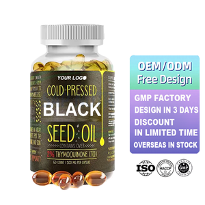 Cilt sağlığı E vitamini siyah kimyon tohumu 120 ve kekik yağı kapsülleri soğuk preslenmiş çörek otu organik siyah tohumu yağı Softgels - Product Image 2