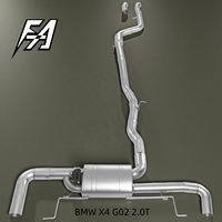Système d'échappement à longueur égale soudé TIG par des experts pour BMW X3 G01 X4 G02 M40i B58 2.0T/3.0T avec son variable contrôlé à distance Valvetronic
