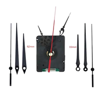 Haute qualité allemagne DCF radiocommandé balayage mouvement à Quartz Design moderne Long axe silencieux horloge Kit avec moteur