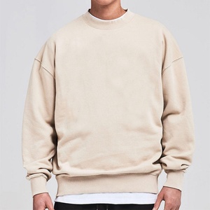 Wholesale Spring Autumn Men's High Quality French Terry Sweatshirts Custom Print Plus Size Winter Hoodies & Sweatshirts <b>for</b> Men - Product Image 3