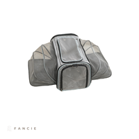 Sac de transport pliable pour animaux de compagnie Oxford, respirant, à cinq côtés en maille, pour chats et petits chiens, vente en gros, OEM ODM