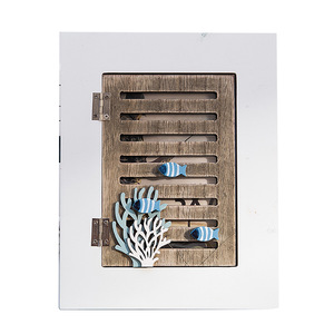 Marco de Fotos de Madera Estilo Mediterráneo de 5, 6 y 7 Pulgadas con Puerta, Tema Oceánico, Decorativo, Rectangular, Vertical, de MDF para Mesa - Product Image 4