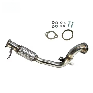 2022 + Ford Next Gen Ranger Raptor 3.0 V6 in acciaio inox + fibra di carbonio Cat Back sistema di scarico a doppio tubo - Product Image 4