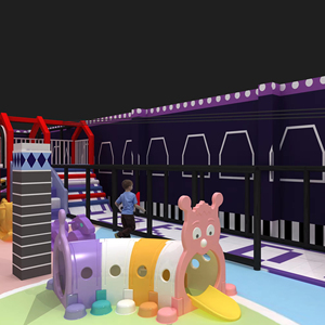 Feirui, parque infantil interior con temática personalizada, diseño de jungla/princesa/espacio, incluye <span class=keywords><strong>juegos</strong></span> interactivos de piscina de bolas, 1 año de garantía, 200kg - Product Image 5