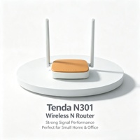 Router Tenda N301 de 300Mbps, Router WiFi Económico de 2 Antenas, Repetidor WISP, Router Tenda N301, N318, N300 Usado, Venta al Por Mayor de Fábrica China