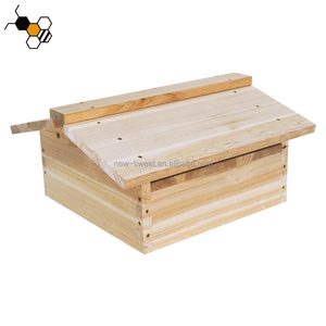 Caja <span class=keywords><strong>de</strong></span> colmena <span class=keywords><strong>de</strong></span> abejas Warre <span class=keywords><strong>de</strong></span> 3 niveles sin montar con 8 cuadros y soporte para colmena - Product Image 5