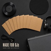 Pochette intérieure pour disque vinyle de 12 pouces, protection en papier pour les rainures, housse pour album LP, sac pour collection de disques