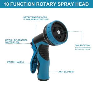 Manguera de Jardín Extensible de Alta Resistencia 3750D con Conexiones de Latón Sólido, Protección UV y Anticorrosión, Diámetro de 3/8'' - Product Image 5