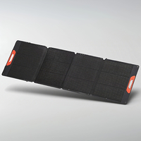 Panneau solaire portable pliable 200W, panneaux solaires à haute efficacité 22,5% pour les voyages en voiture et les voyages, panneaux solaires pliables carrés