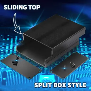غلاف جسم منقسم إلكتروني مصنوع من الألومنيوم DIY X 97X40 (LxWxH) - Product Image 3