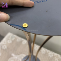 Décoration de table en métal de luxe MILE, centre de table de mariage doré à prix abordable