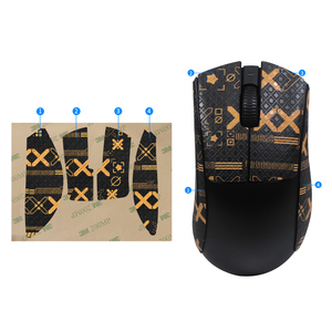 Adesivo per Mouse da Gaming Purgatory Viper V3 Pro, in Plastica Traspirante, Antiscivolo, Assorbente del Sudore, Facile da Installare, Dedicato al Fai-da-Te - Product Image 3