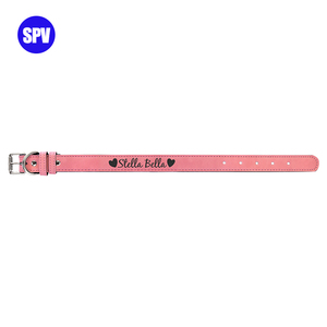 Collares de Piel Sintética Ajustables para Mascotas, Personalizables con Logotipo Grabado con Láser - Product Image 6