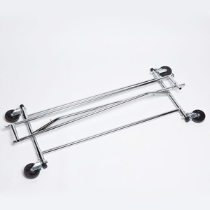 Bán buôn ráp cán may Giá đơn đường sắt bán lẻ quần áo giá cho cửa hàng may mặc hiển thị - Product Image 4