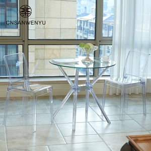 Nouveau détachable résine plastique acrylique clair transparent salle à manger événement extérieur jardin chaise de mariage pour événement banquet chaises - Product Image 1