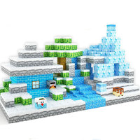Juego de Bloques de Construcción Magnéticos de Plástico, Juguete Sensorial STEM para Niños Pequeños, Juguetes para Exteriores, Certificado EN71 CPC, Personalizado