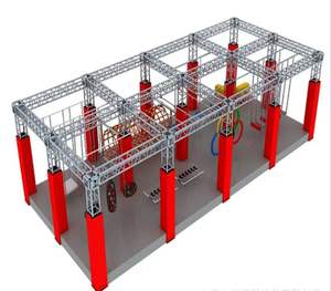 Base d'entraînement d'extension sportive pour enfants en intérieur Construire une bonne forme physique <span class=keywords><strong>Ninja</strong></span> <span class=keywords><strong>Warrior</strong></span> Parcours d'obstacles pour les enfants - Product Image 1