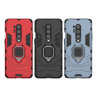 Étui de protection 2 en 1 antichoc en PC rigide et silicone souple pour Oneplus 8 Pro avec béquille intégrée et protection intégrale