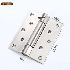 Bisagra de acero inoxidable para muebles, de doble apertura, con amortiguación de resorte, plegable automática, de apertura oscilante, suave, moderna, para dormitorio de hotel y cocina - Product Image 5